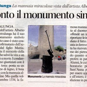2013 Pietralunga Corriere dell' Umbria 25 Agosto 2013